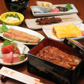 【接待にお勧め】全8品豪華白焼き1枚付き&うな重コース9000円