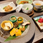 週替わりの美味しさが楽しめるおばんざいコース