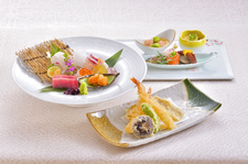 天婦羅とお造りのセット