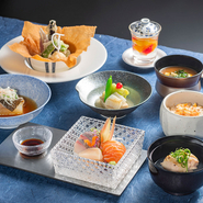 雅庭自慢の味を楽しめる全7品の小会席コースです。