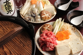 一人鍋・ご宴会用鍋・・も充実　お好みでお召し上がり下さい