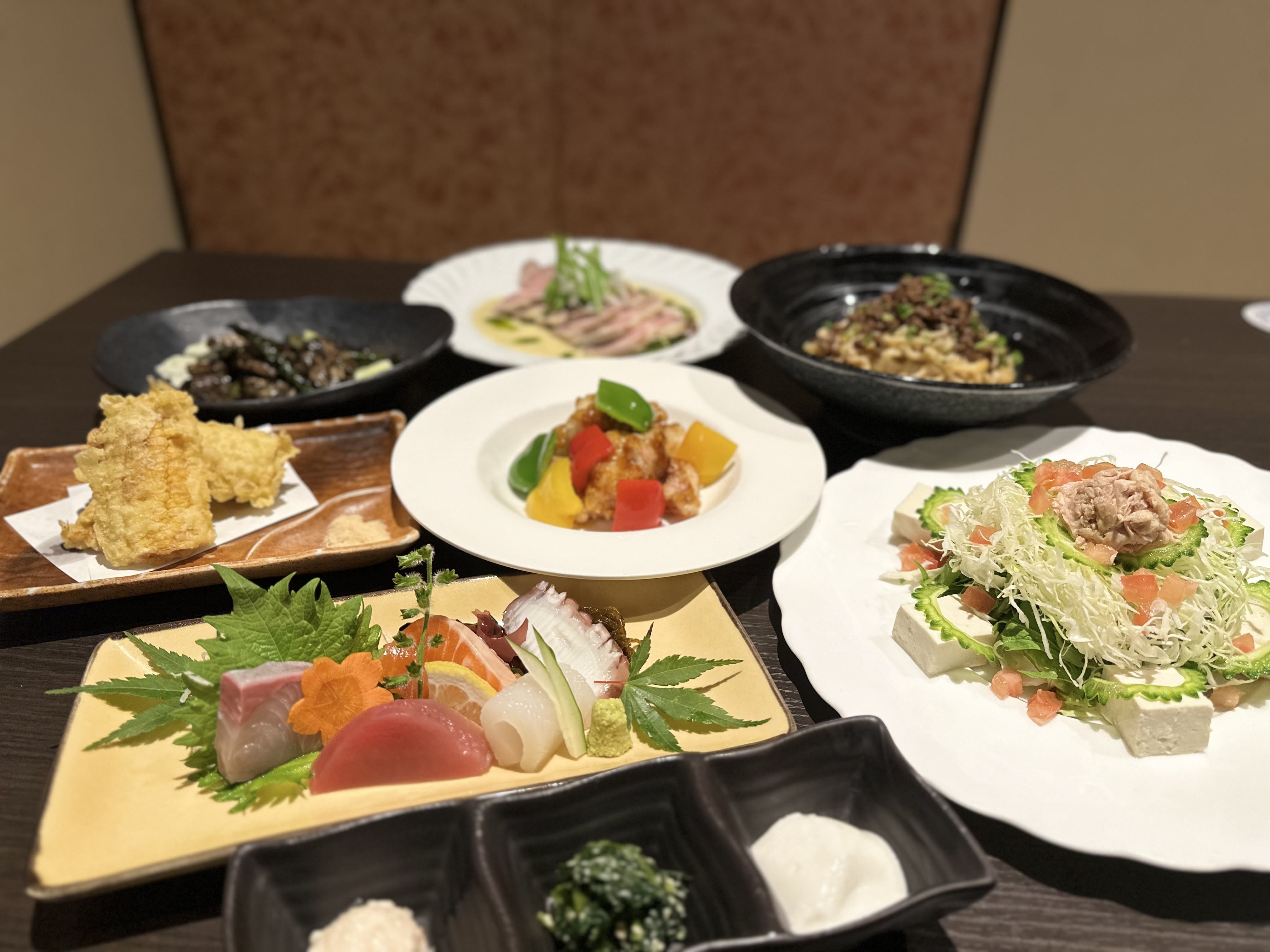 和琉創作dining 新 新都心 和食 コースメニュー ヒトサラ