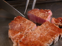 【宮崎尾崎牛ステーキコース】〜お肉嗜好のお客様に〜
宮崎尾崎牛の鉄板焼〜全8品