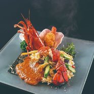 オマール餡かけ炒飯
