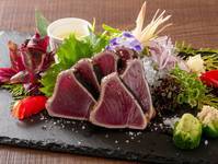 本場高知の"生鰹の塩たたき"