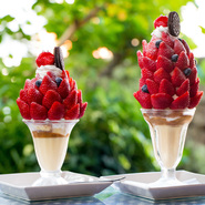 【夏Sweets】こだわりの奈良の純氷を使用・フルーツたっぷり♡パフェみたいなかき氷