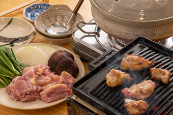 【要予約!!】はちきん地鶏 鍋 コース （お一人様〜）