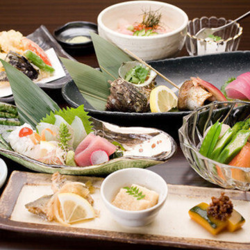 2時間飲放題付き【全7品】旬の食材を楽しむ【心屋コース】｜接待・お食事会・宴会