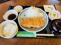 三元豚ロース定食