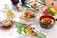 120分飲み放題付き【華やかコース】6000円/税込★国産牛の焼きしゃぶ、鮎の塩焼き、吟醸牛の炙り寿司付き