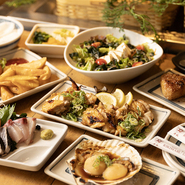 通常4,500円のコースが平日限定で4,000円にてお楽しみいただけます。
＋500円でプレミアム飲み放題に変更可