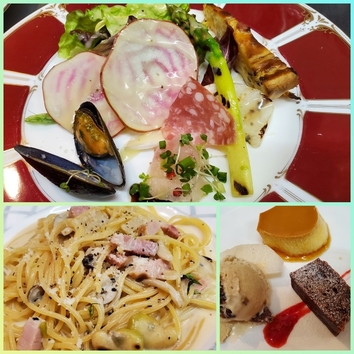 パスタ or　ピザコース
