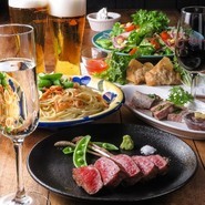 黒毛和牛の赤身ステーキ※一例です