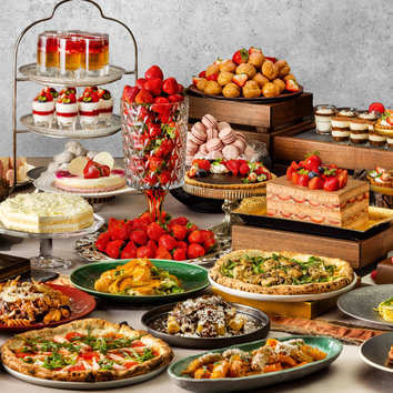 1/14まで【冬ブッフェ】苺×チョコレートのデザートと旬のイタリアン約60種(平日・120分制)