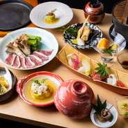 季節の食材を吟味し、誰もが楽しめるスタイルの日本料理を披露
※写真はイメージです