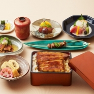 【蘭コース】接待・法要にも◎う巻き・鰻丼などが楽しめる（お造り付き） [全6品]￥11,385