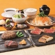 【鉄板焼ランチ】選べるメイン他全7品　