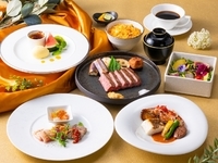 【幸せ祝い膳  松】A5ランク特選銘柄牛ロース・魚料理他全8品