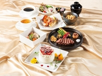 【アニバーサリーコース】A3ランク黒毛和牛ロース・ホールケーキ等全11品　