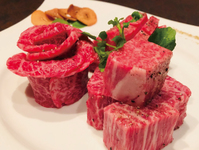 黒毛和牛 赤身盛合せ