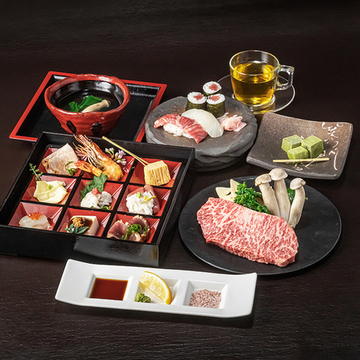 和牛ステーキと日本酒ペアリング