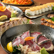 【どん】のおすすめ料理が楽しめるお料理のみのコースです。※写真はイメージです