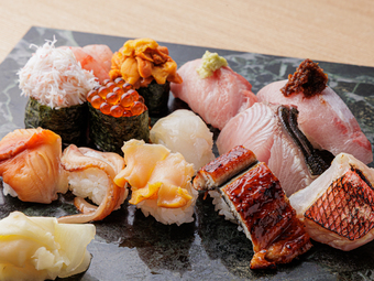 本日の寿司会席（一例）