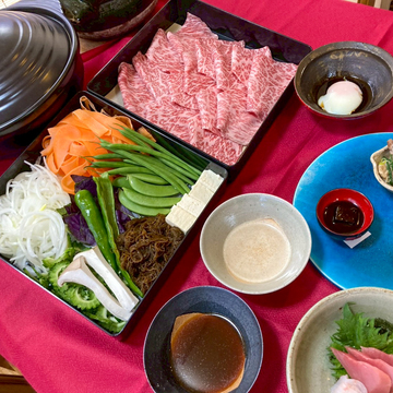 和牛しゃぶしゃぶ土鍋ごはん・甘味付きコース