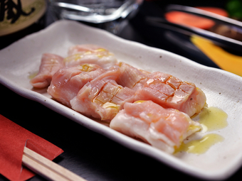 やみつきになること間違いなし『ミノサンド』