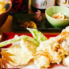旬の山海の幸を味わいつくす『旬の天ぷら九種おまかせコース』
