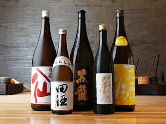 店主自ら厳選した『日本酒』